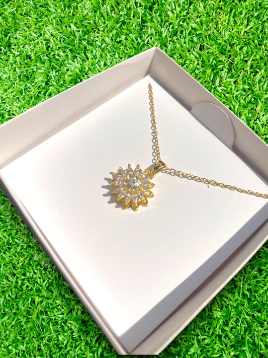 Collar Girasol Giratorio