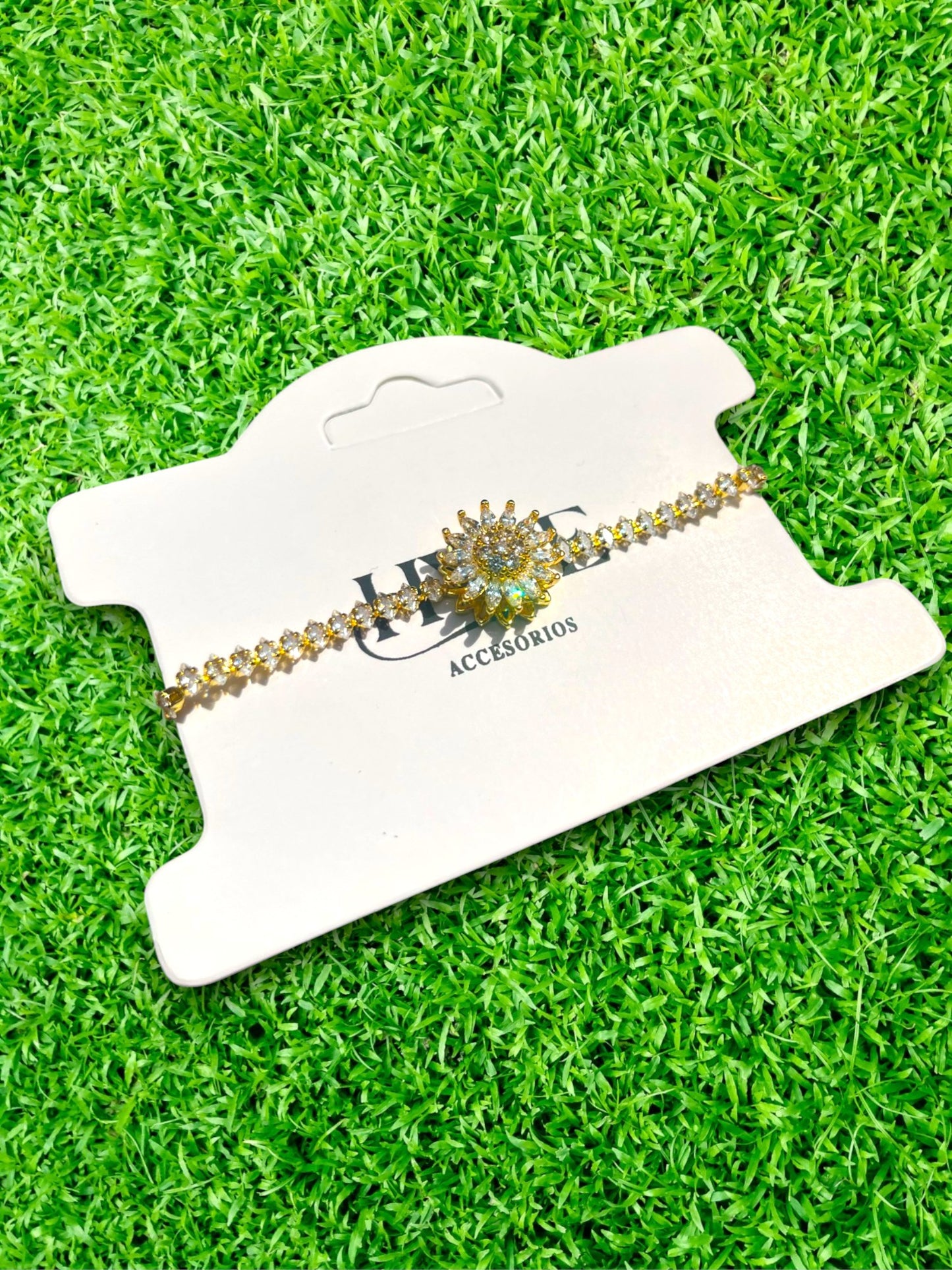 Pulsera Girasol Giratorio