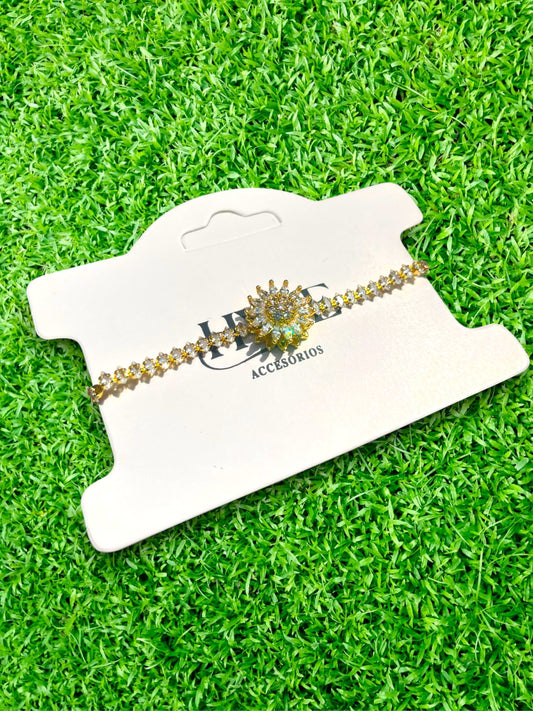Pulsera Girasol Giratorio